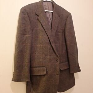 Vintage Sport Coat By Stuart Roydan For Gentry Limited Wool Two Button Size: 39R